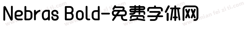 Nebras Bold字体转换